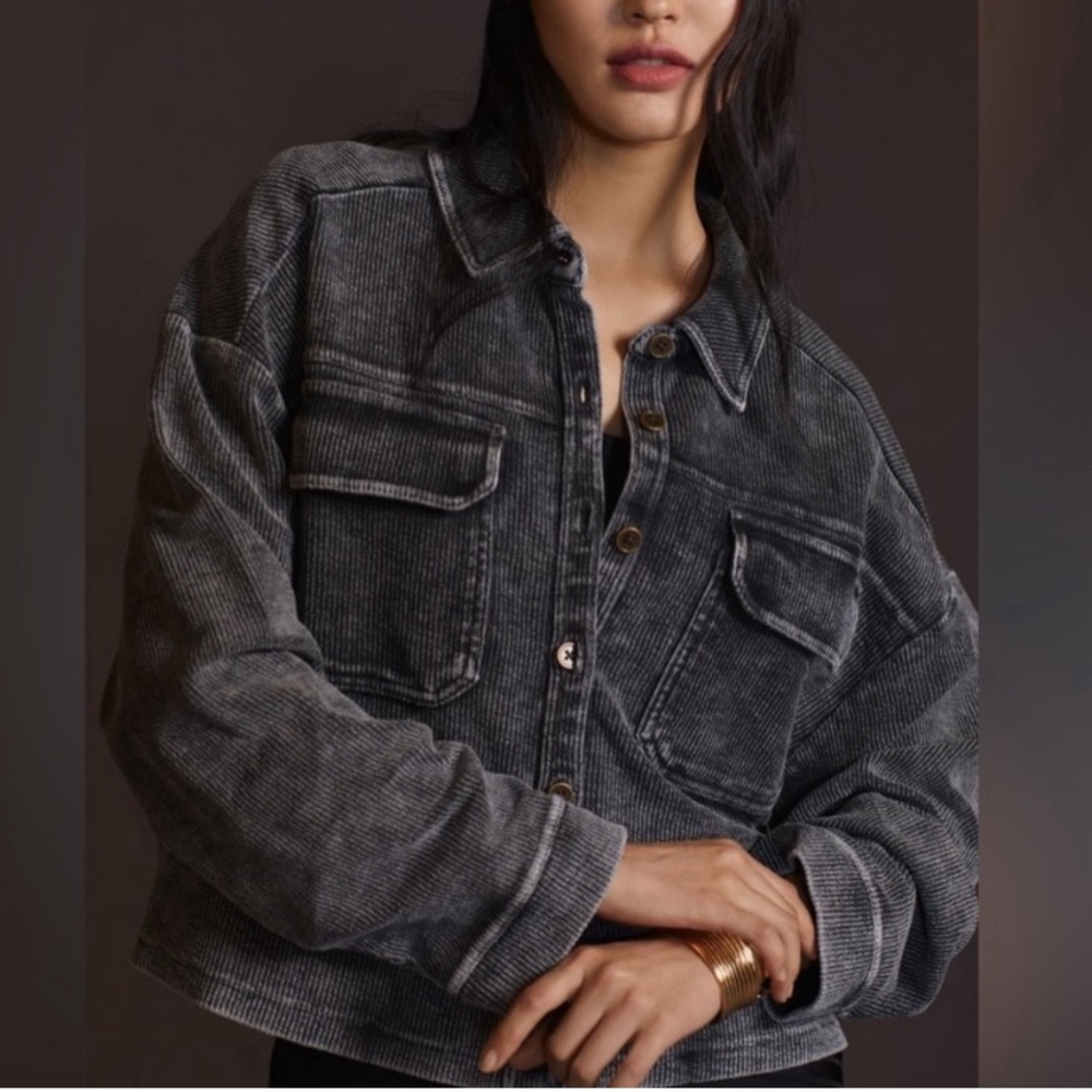 Anthropologie Pilcro gray shacket